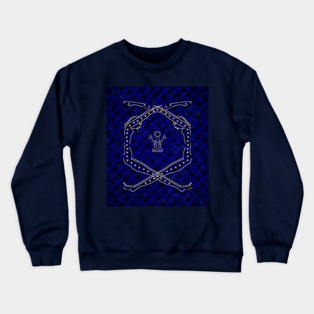 Egyptian Sky Goddess Mask Crewneck Sweatshirt by CRWPROD